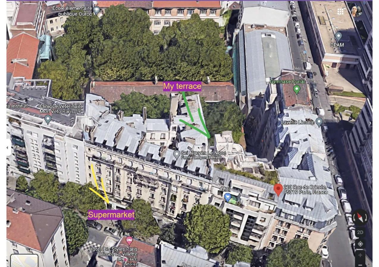 Paris Central Design Jardin & Terrasse Prive Kültér fotó
